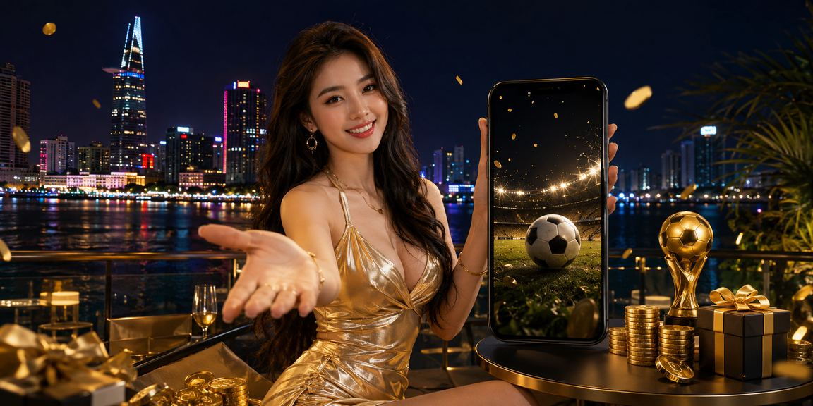 Người dùng kiểm tra tài khoản và nhận hoàn trả thưởng tại bờ biển TP.HCM