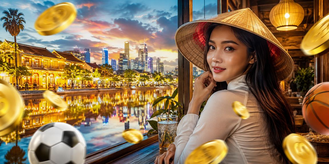 Người chơi theo dõi kết quả cá cược thể thao tại không gian truyền thống Hội An